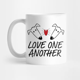 Two Greyhounds Love One Another Mug